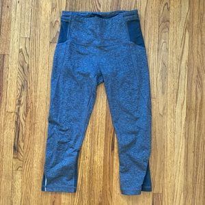 High Waisted Lululemon Cropped Workout Pants